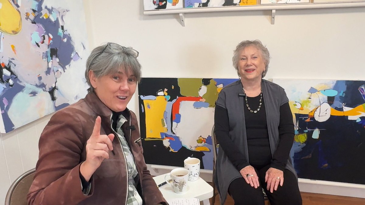 RtvLondon's tweet photo. In this week's episode of #ThePaintBox, Jane Roy visits the studio of acclaimed artist Johnenne Maddison to talk about her life and her work!
Watch it tonight at 5:30pm on #Rogerstv channel 13 or stream it online at https://t.co/q2KeYboexs
#ldnont https://t.co/qsoJpeFxMs