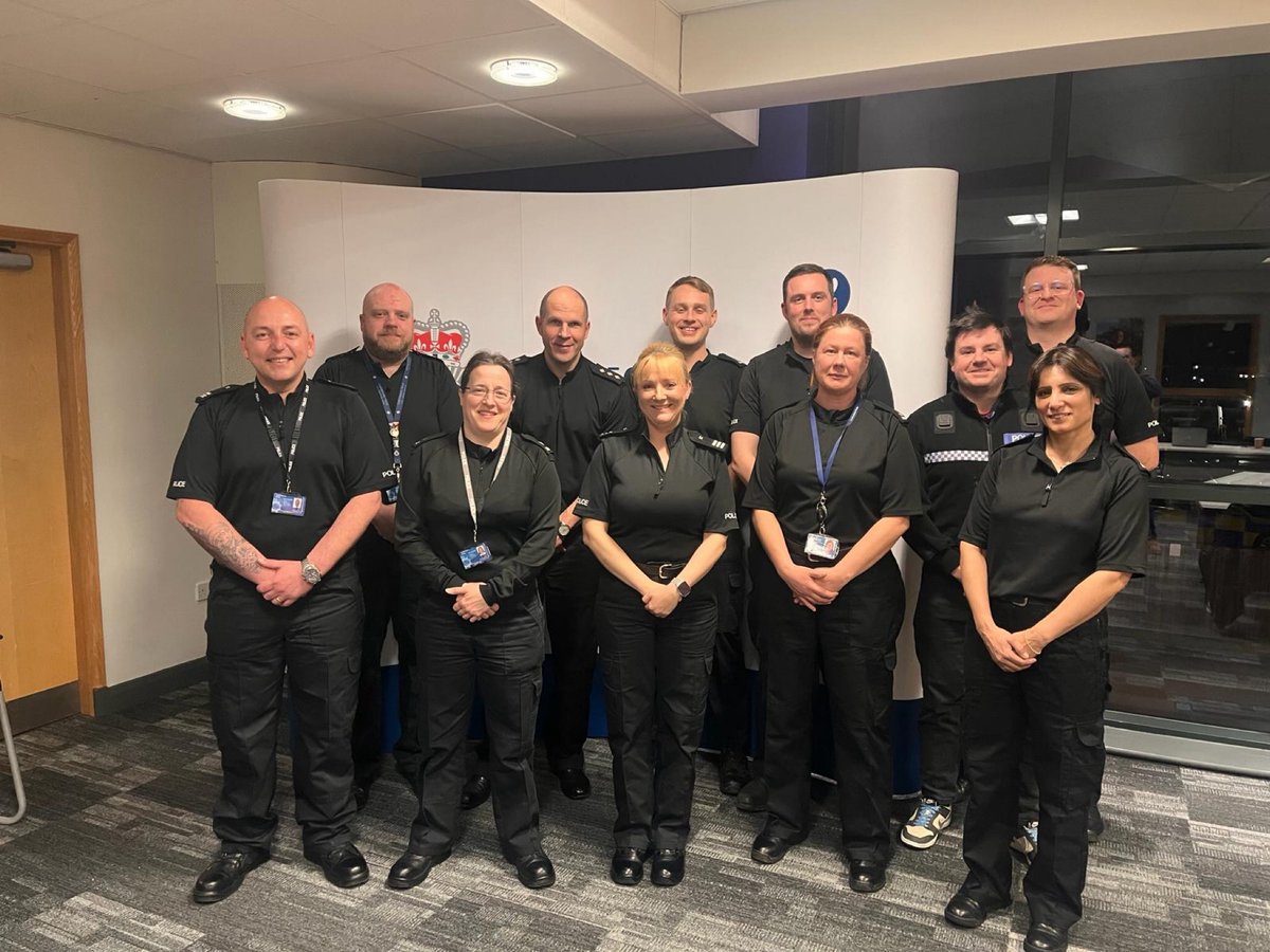 CI PARSONS, SCI GREEN and the Stafford team met up this evening at Police HQ to discuss future development plans for 2024. Team Stafford contributed nearly 4000 hours last year to local policing across the @PoliceStafford area. Thank you for your service.