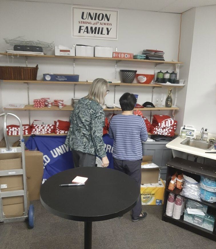 #uupbuffalocenter members enjoyed a lively happy hour last week at the #uup Buffalo Center office.