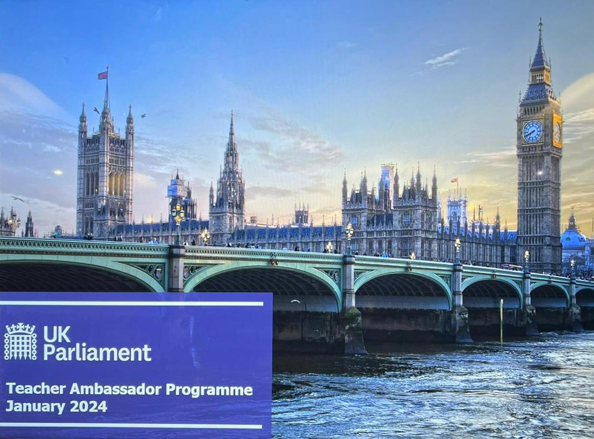 🇬🇧 Our very own Mrs Abbott has completed her first day of the <a href="/UKParlEducation/">UK Parliament Education</a> Teacher Ambassador Programme in London. Apparently, it’s been an intense day with lots to digest, but equally AMAZING! Sleep well Mrs A, ready for another jam-packed day tomorrow! #teachukparl #proud