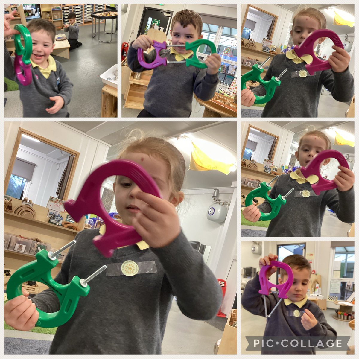 NurseryMlps's tweet photo. Monday was full of MAGNIFICENT Maths and Magnets #eyfs #UTW #exploringmagnets #earlymaths #numberoftheweek #five #timetocount @mesne_lea https://t.co/4pZPey25tB