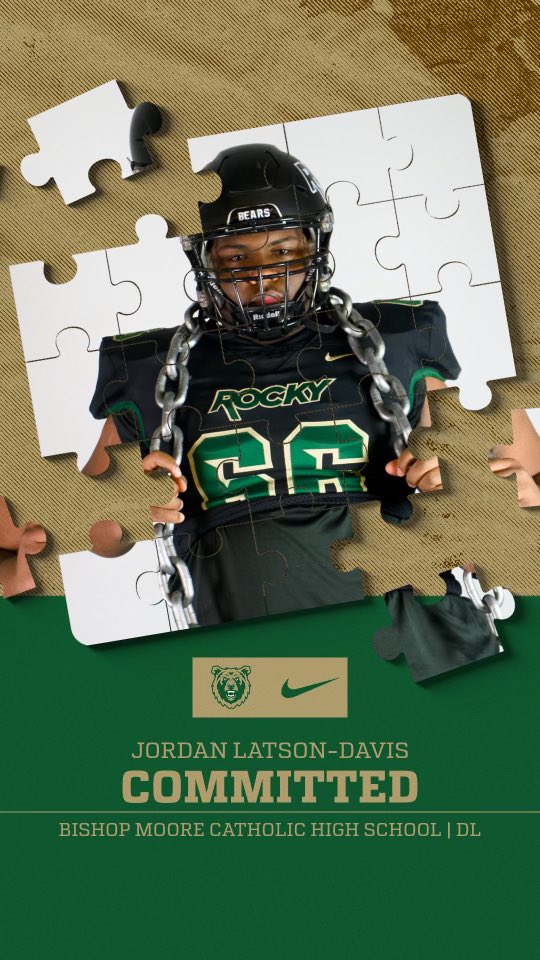 After a great visit, I am blessed to announce my commitment to Rocky Mountain College💚🐻. <a href="/CoachWil98/">Coach Wilson</a> <a href="/Coach_Stutz/">Chris Stutzriem</a>  <a href="/Rocky_Football/">Rocky Football</a> <a href="/coachmicahjd/">Coach Micah J. Davis</a> <a href="/HornetFB_1MOORE/">BMC Football</a>