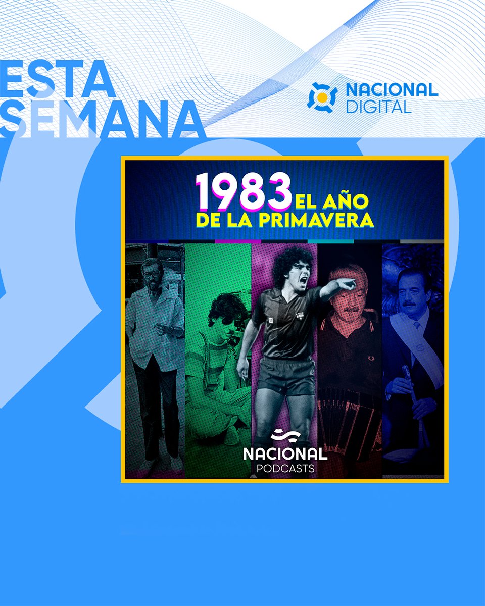 🔊 Esta semana en #NacionalDigital, te invitamos a escuchar 

1983: El año de la primavera
Maradona fracturado en Barcelona

Texto e informe: <a href="/LeoBlako/">BLAKO ⭐⭐⭐</a> 
Producción: Leo Acevedo <a href="/Quinofran/">Fran Aquino</a> y <a href="/CarlosSubosky/">Carlos Subosky 🇦🇷⭐⭐⭐🇦🇷</a> 
Edición: Ignacio Guglielmi

Más contenidos en
👇
nacionaldigital.com.ar