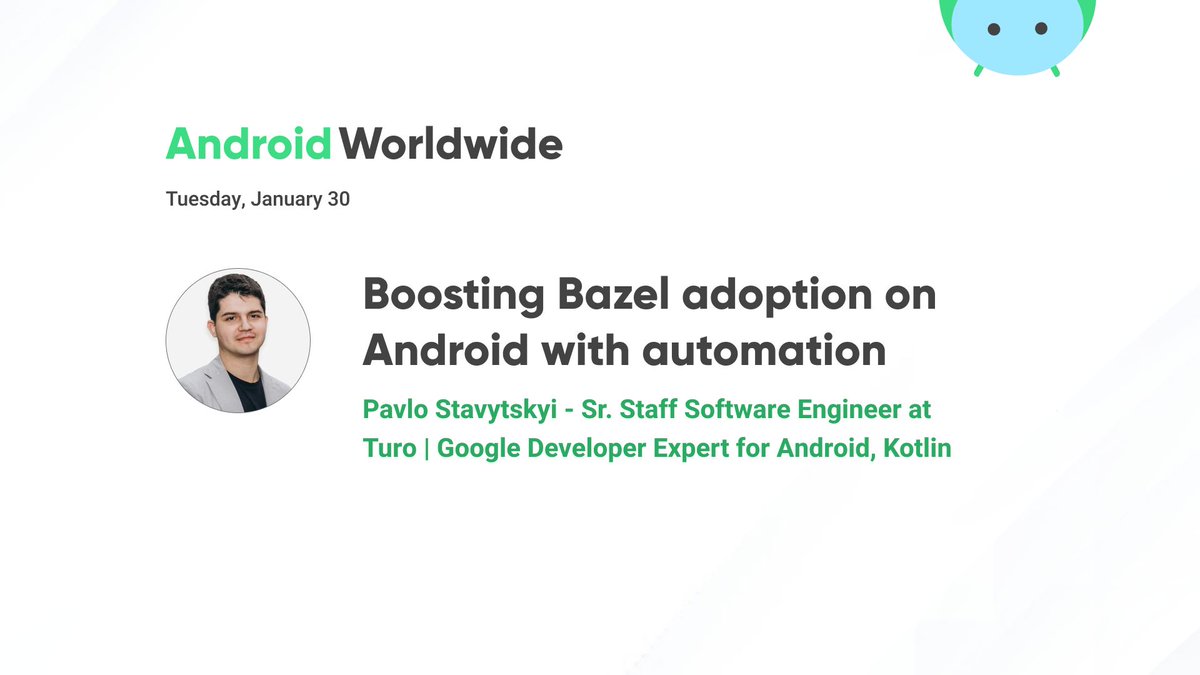 "𝗕𝗼𝗼𝘀𝘁𝗶𝗻𝗴 𝗕𝗮𝘇𝗲𝗹 𝗮𝗱𝗼𝗽𝘁𝗶𝗼𝗻 𝗼𝗻 𝗔𝗻𝗱𝗿𝗼𝗶𝗱 𝘄𝗶𝘁𝗵 𝗮𝘂𝘁𝗼𝗺𝗮𝘁𝗶𝗼𝗻 𝗯𝘆 <a href="/morfly_io/">Pavlo Stavytskyi</a>"

Register 👉  buff.ly/3XLTD62