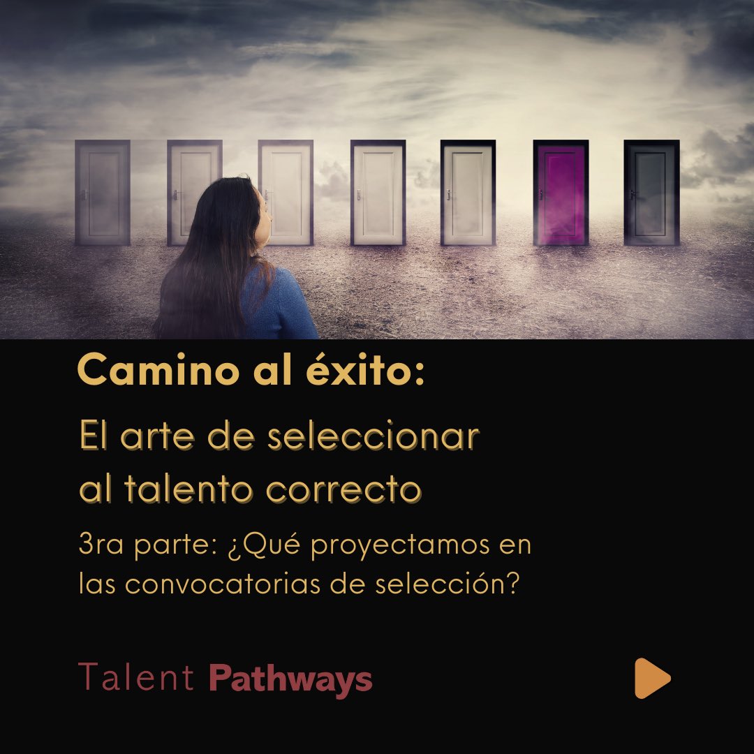 ¿Estamos realmente transmitiendo lo que buscamos en nuestros futuros compañeros de equipo? 
 
Reflexiones sobre la coherencia en el proceso de selección y la necesidad de una política de #reclutamiento creativa. 
 
👉🏼linkedin.com/feed/update/ur… 
 
#TalentPathways #Trabajo #RRHH