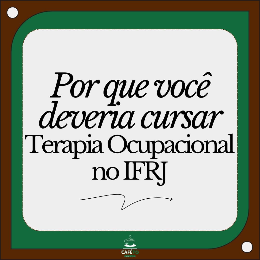 catoifrj's tweet photo. Por que você deveria cursar Terapia Ocupacional no IFRJ 💚- a thread

Uma thread para os nossos futuros calouros! https://t.co/LBjNtaI5RQ