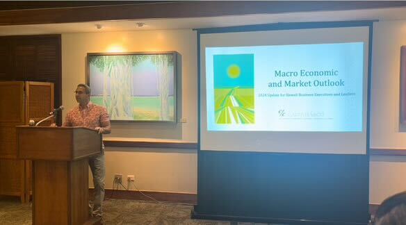 Last week Catalina Capital and MUN CPA hosted an event for Hawai'i Business Executives and Leaders featuring Cadinha &amp; Co., LLC’s Head of Fixed Income, Michael D'Addario. He discussed this year’s market and economic outlook, focusing on interest rates and fixed income markets.