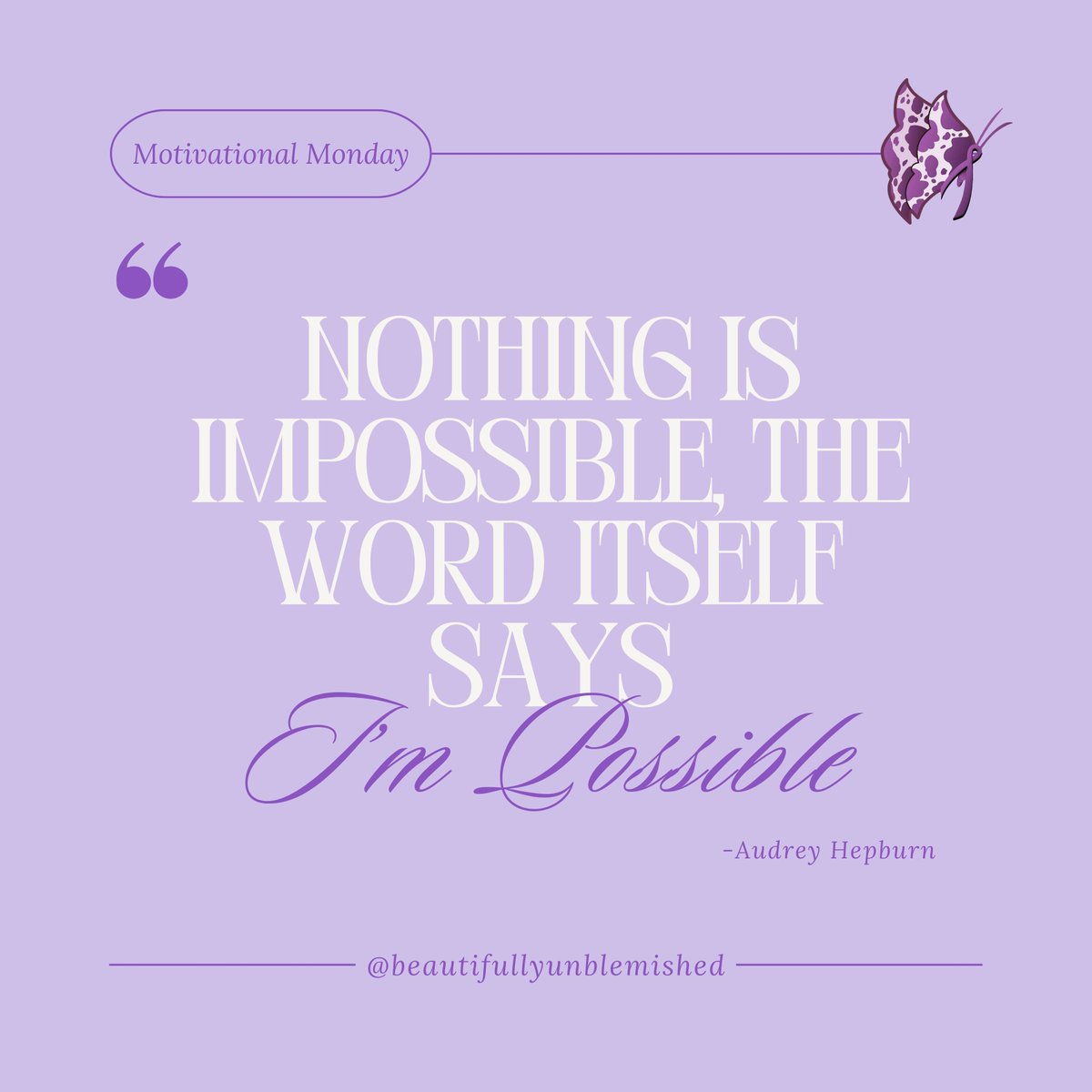 Kickstart your week with a dose of inspiration! Remember, with determination and belief, nothing is impossible. Let's embrace our uniqueness, overcome challenges, and paint our world with endless possibilities. Together, we're unstoppable! 💫 #MotivationalMonday #VitiligoSupport