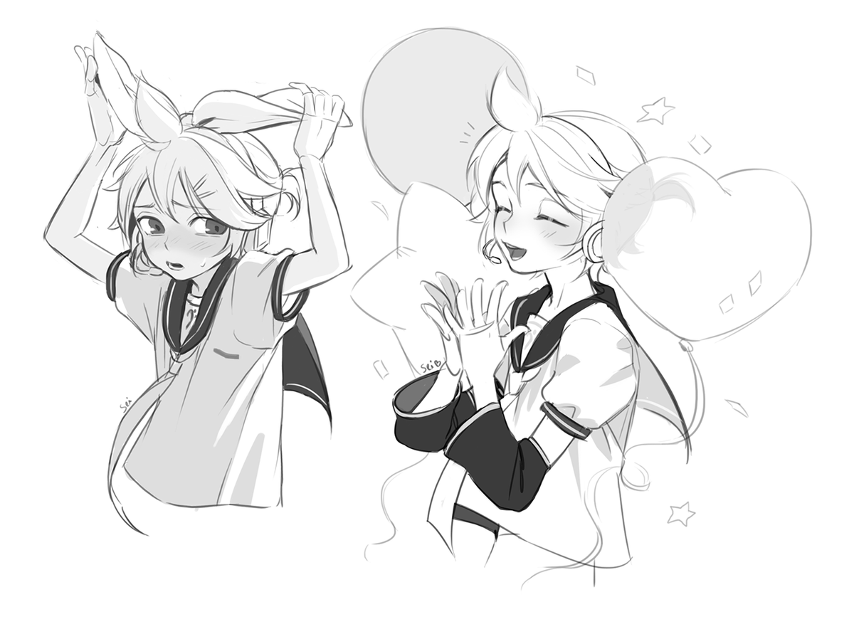 seidraws's tweet photo. 🍌💕 #鏡音レン https://t.co/prAMiOro3b