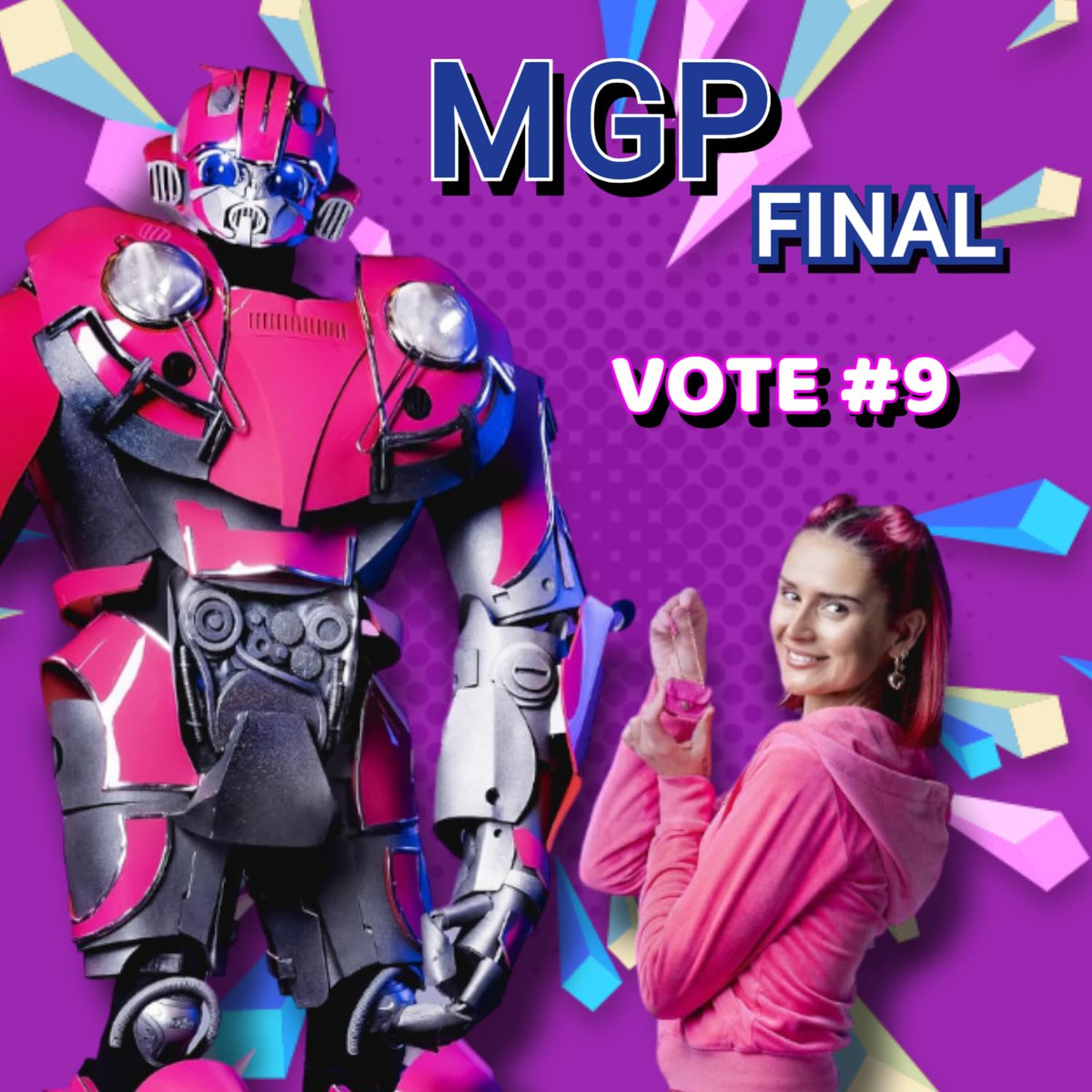 superronfanclub's tweet photo. This Saturday from 19:50 CET. 🩷🤖
#mpg #mpg2024 #eurovision #superrob #myai #erikanorwich #eurovisionnorway https://t.co/OeFAEXrdVS