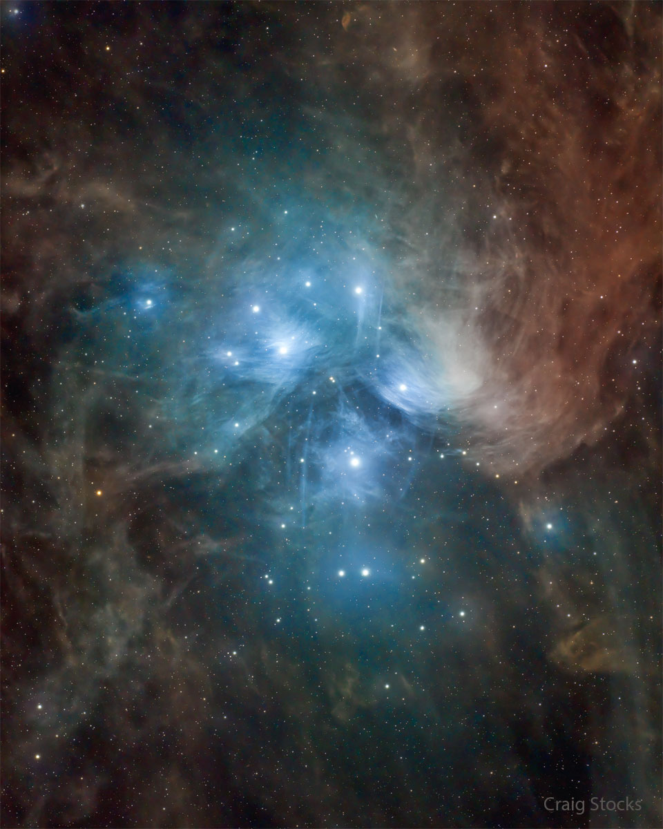 NASAAPIBOT's tweet image. NASA Astronomy Picture of The Day - 2024-01-29
The Pleiades: Seven Dusty Sisters
