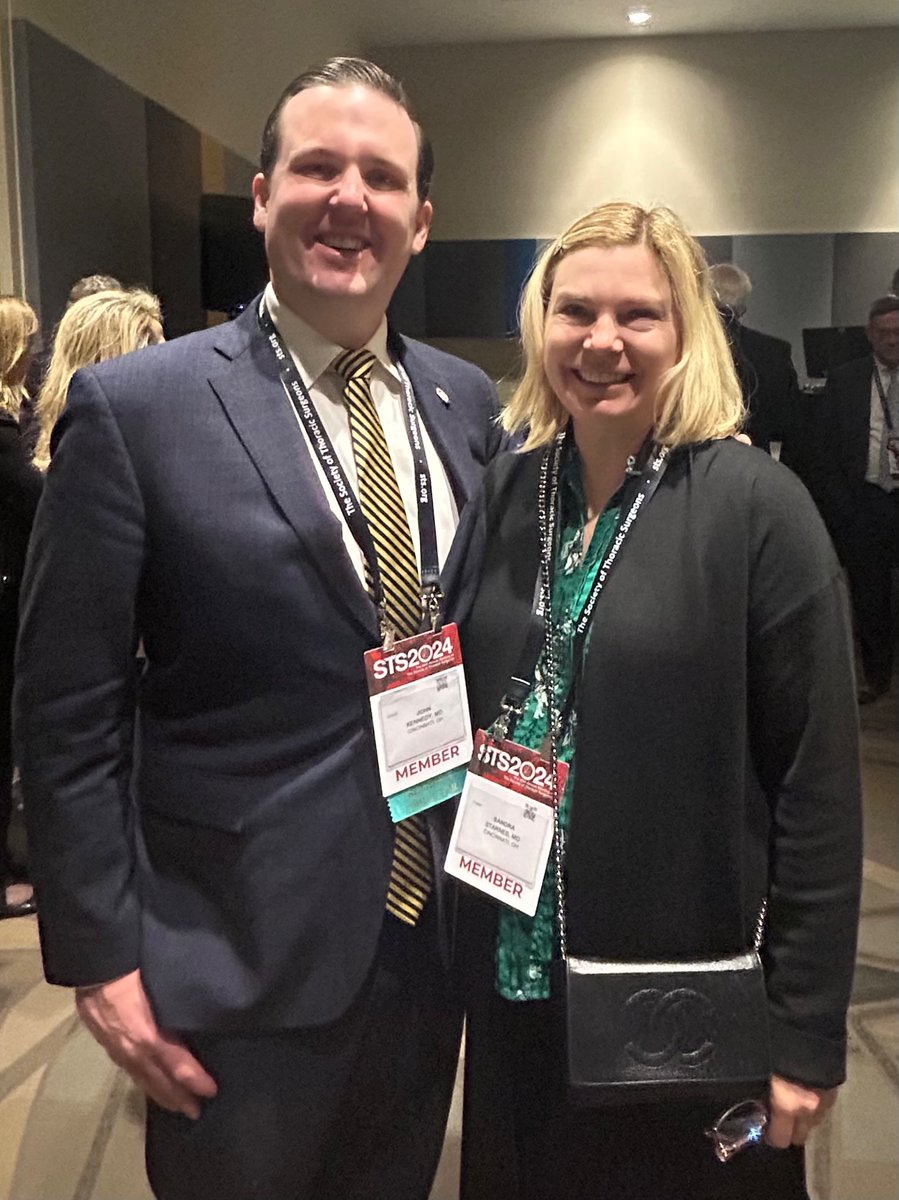 Thrilled to team up with my mentor, sponsor, and chair Dr. Starnes on the <a href="/STS_CTsurgery/">The Society of Thoracic Surgeons</a> Board of Directors! Looking forward to driving change within our specialty while representing @UCincyCTSurg and <a href="/uc_health/">UC Health</a>! #STS2024