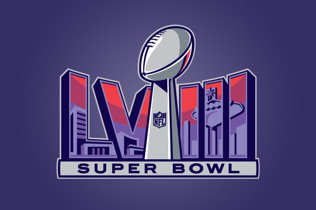 slackerdrummer's tweet image. Apparently folks thought the colors of this year's Super Bowl logo presaged the Ravens' participation. All I see is a . . . Lavender Haze.