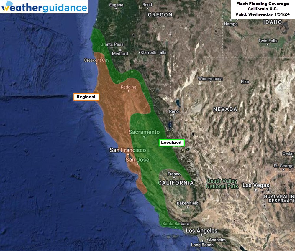 We are monitoring portions of the West Coast for potential high wind and flash flood impacts as a strong storm system is forecast to impact the region Wednesday through Saturday.

See more details with our interactive map, outlooks, and more at bit.ly/2WPnhGV