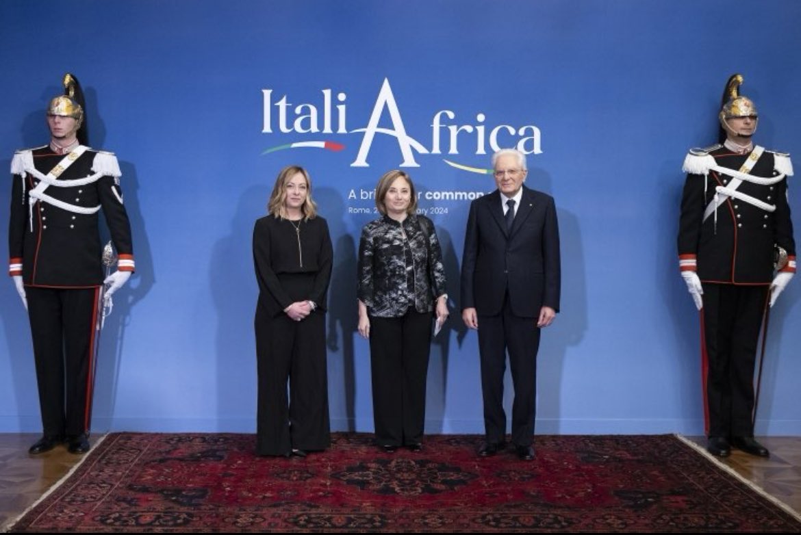GelsoVigliotti's tweet photo. Great to represent the EIB at the #ItaliaAfrica Summit hosted by PM @GiorgiaMeloni &amp; Min. @Antonio_Tajani. 

The @EIB invested €24bn in the past 10 years in Africa, of which €4.5 in 2023. We stand ready to step up our investments to promote climate &amp; prosperity in the continent https://t.co/6yLymCRONA