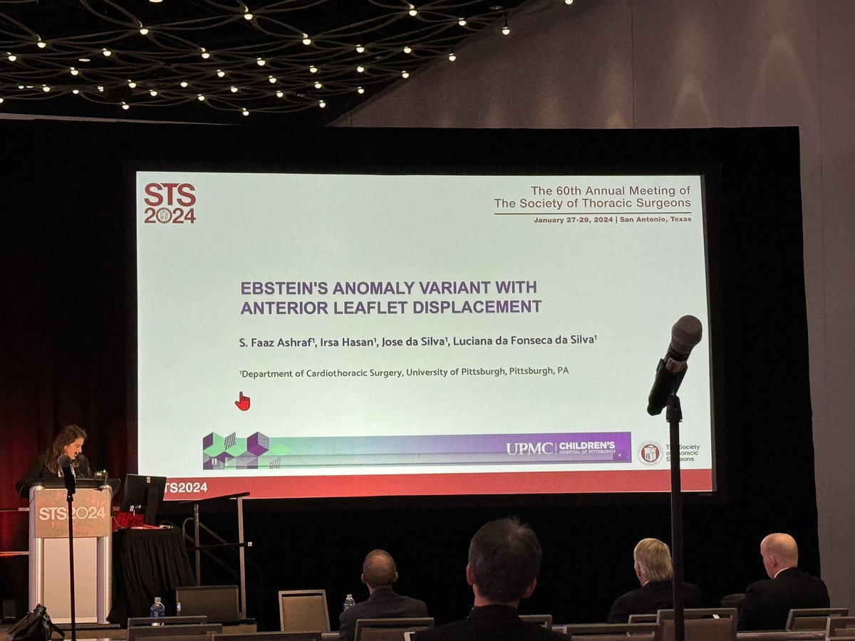 Pitt Cardiothoracic Surgery Department (@upmc_ctsurgery) on Twitter photo Dr Luciana Da Foseca Da Silva and i6 resident Faaz Ashraf present āEbsteins Anomaly Variant With Anterior Leaflet Displacementā at #STS2024 <a href="/HviUpmc/">UPMC Heart and Vascular Institute</a> <a href="/faazash/">Faaz Ashraf</a> Dr Luciana Da Foseca Da Silva and i6 resident Faaz Ashraf present āEbsteins Anomaly Variant With Anterior Leaflet Displacementā at #STS2024 <a href="/HviUpmc/">UPMC Heart and Vascular Institute</a> <a href="/faazash/">Faaz Ashraf</a>