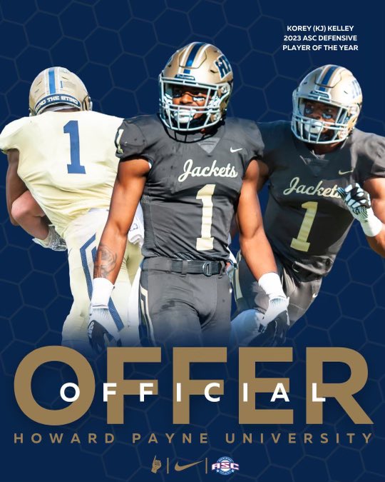After a great conversation with <a href="/DBCoachForde/">Nick Forde</a> I am blessed to receive my 10th offer from <a href="/HPUFootball/">Howard Payne University Football</a> <a href="/RecruitAldineFB/">Aldine HS FB Recruiting</a> <a href="/AldineMustangs/">Aldine Mustangs Football</a> <a href="/CoachOjeda/">Coach Ojeda</a>