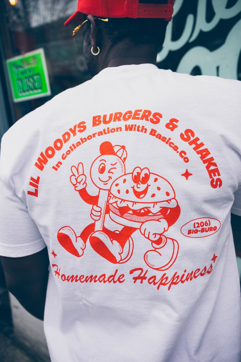 Lil Woodys &amp; Basics merchandise will be available today exclusively at <a href="/lilwoodys/">Lil Woody's</a> capitol hill location. Stop by &amp; grab a burger