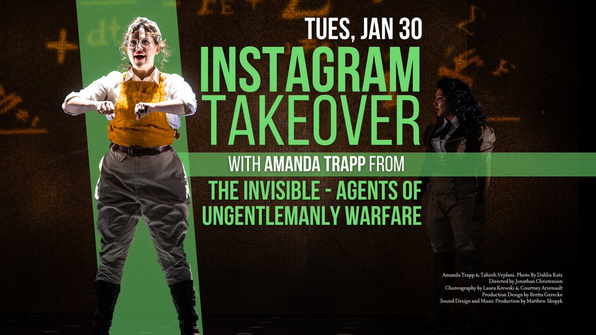 Grand Theatre (@thegrandlondon) on Twitter photo She's a master of destruction who takes out key targets with a bang💥Tomorrow’s mission: blow up the internet with her <a href="/thegrandlondon/">Grand Theatre</a> Instagram Takeover🤳
Tune in to the #GrandTheatre’s Instagram Stories for a day in the life of THE INVISIBLE’s Amanda Trapp! She's a master of destruction who takes out key targets with a bang💥Tomorrow’s mission: blow up the internet with her <a href="/thegrandlondon/">Grand Theatre</a> Instagram Takeover🤳
Tune in to the #GrandTheatre’s Instagram Stories for a day in the life of THE INVISIBLE’s Amanda Trapp!
