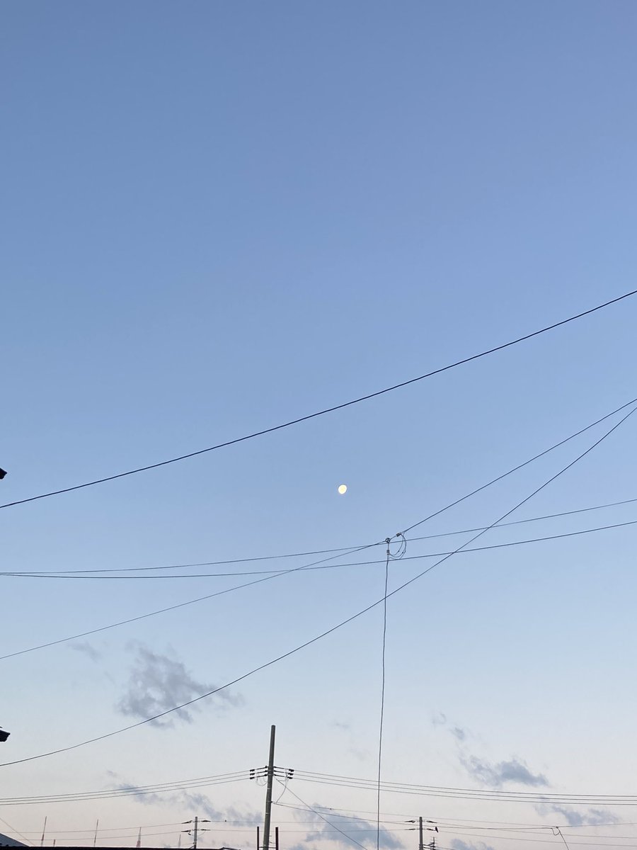 おはよう皆さん
秋田の朝MOONです