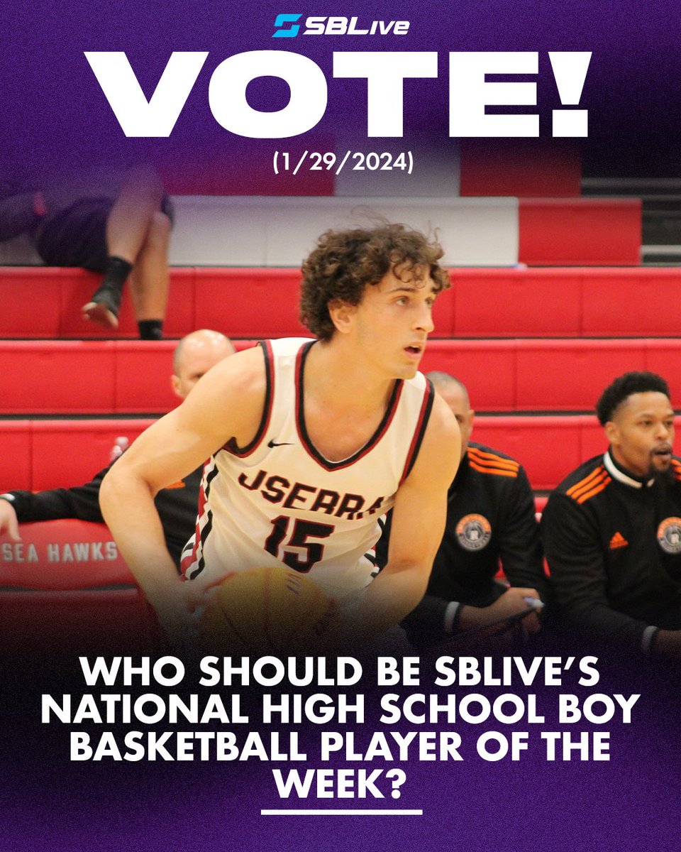 Y'all know what to do — they play, you vote! 💫🗳️🏀 Click the link to vote for this week's boys high school basketball national player of the week ⬇️: highschool.si.com/national/2024/…