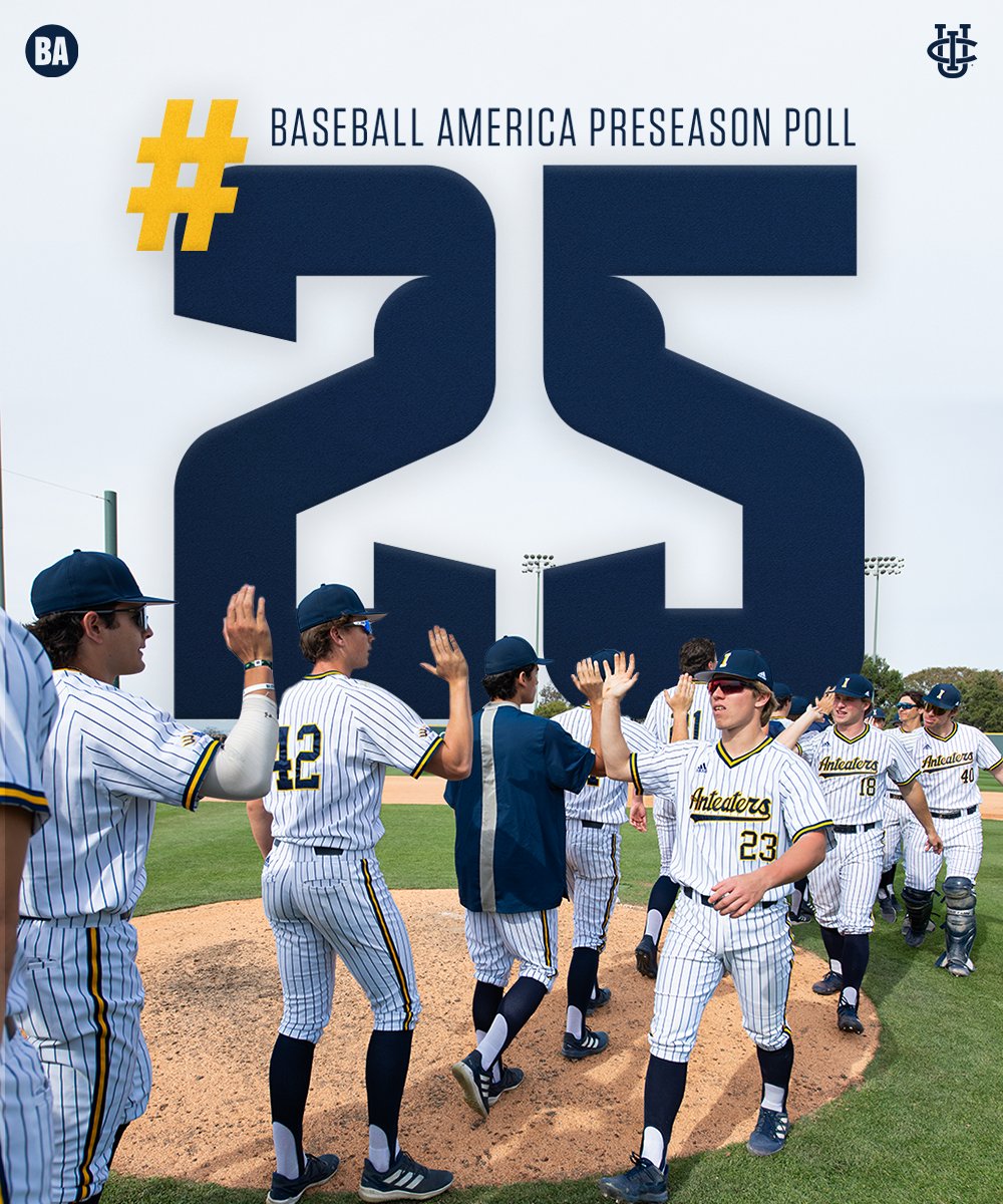 Checking in at #2️⃣5️⃣ on the Baseball America Division 1 Preseason Poll 👏

#TogetherWeZot | #RipEm | #EatersGottaEat