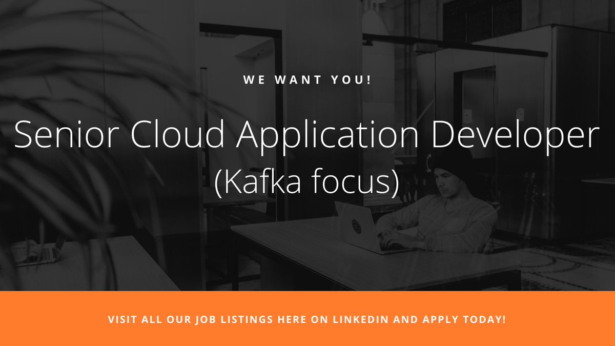 Hiring a #CloudApplicationDeveloper who has an established track record with Kafka technology - is this you are someone you know?  

#kafka #clouddeveloper #appdev #datapipelines #ccpace

linkedin.com/jobs/search/?c…