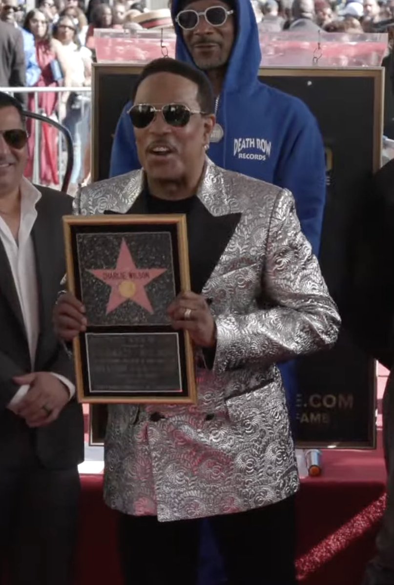 Wow how kool is it to receive a Star on the Hollywood Walk of Fame on your Birthday!! Congrats Uncle Charlie🤎🤎 #CharlieWilson #HollywoodWalkofFame