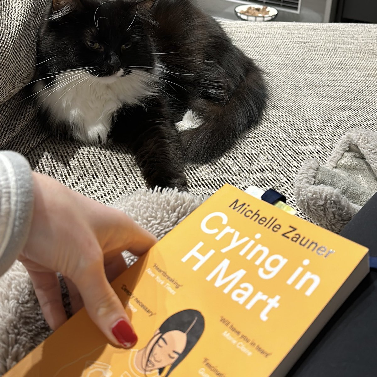 hanrats1's tweet photo. 2️⃣8️⃣ Crying in H Mart by Michelle Zauner. Really enjoyed the Korean food references and the food I went to eat in K-town nearby as a result of this read  😋 sad book 2.5 ⭐️  (finished 31/12/23). https://t.co/bCqxtzXIW2