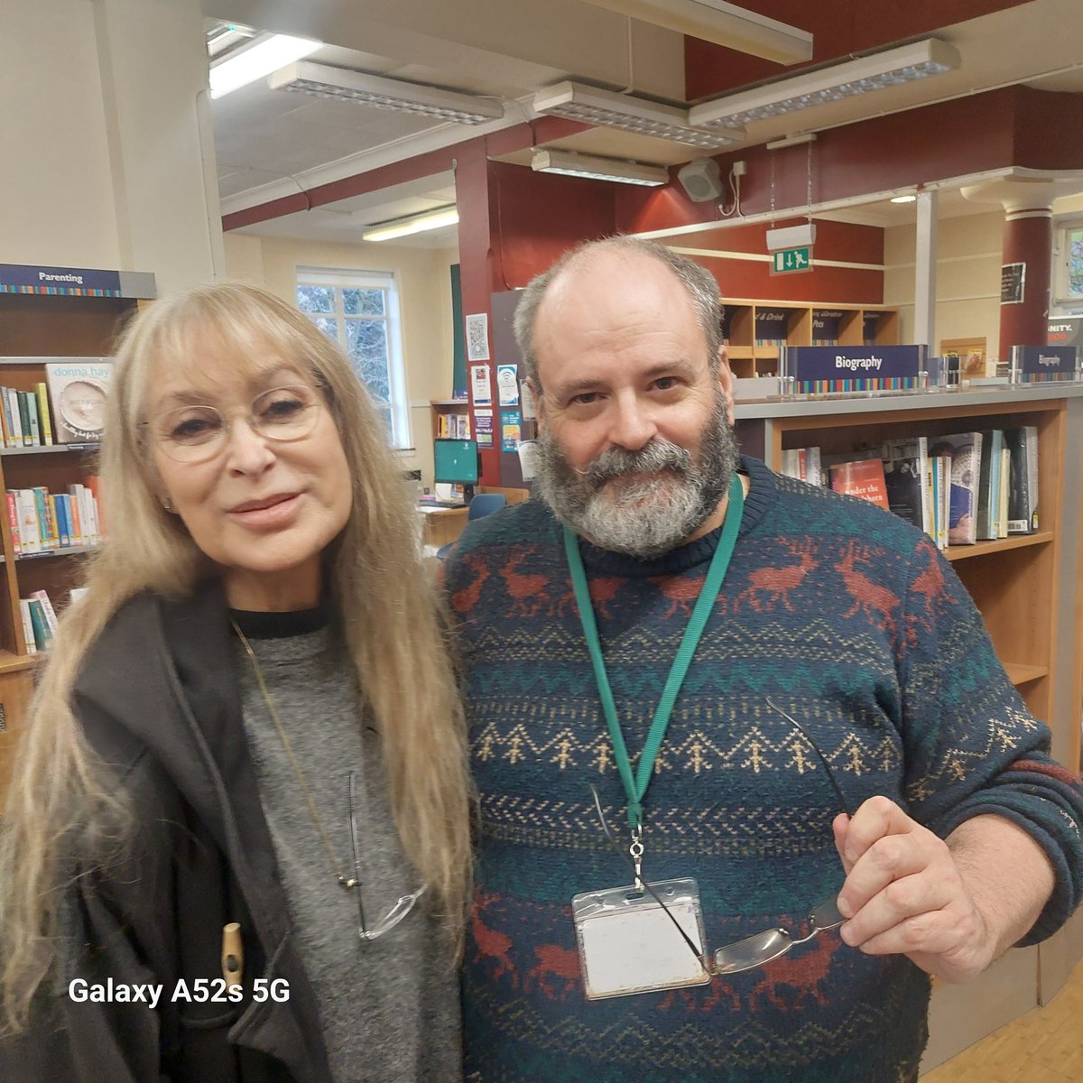 A lovely storytelling event featuring the splendid Carol Royle today. One of the highlights was Carol reading her moving poem to her great friend Mary Tamm. The audience were wonderful ! #NationalStorytellingWeek @CarolRoyle2