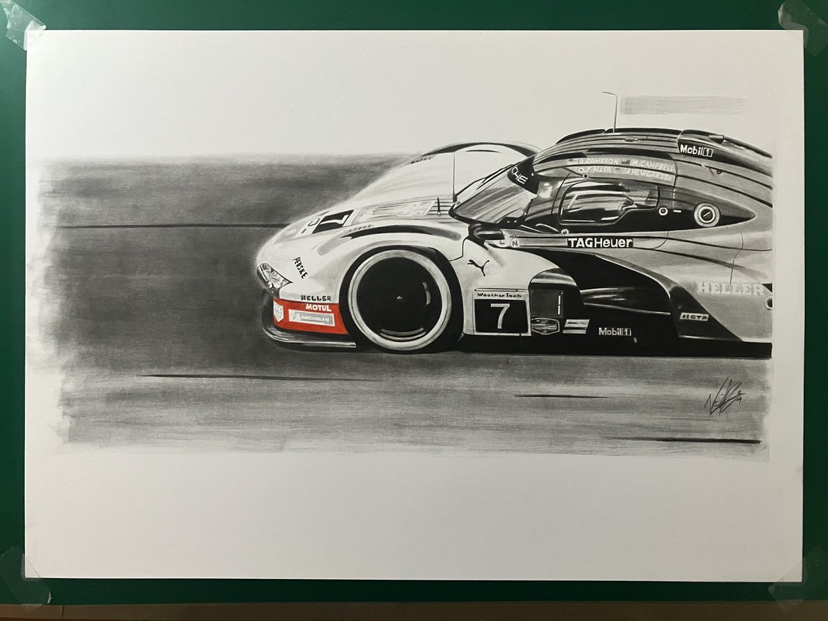 Here’s today’s #MondayDoodle - the #Rolex24 winning @PorscheRaces 963 of @danecameron19 @mattcampbell22_ @FelipeNasr & @josefnewgarden . I hope you like it. (It is available for £150+P&P)

#IMSARadio #RSLStudio #Porsche #ngautoart