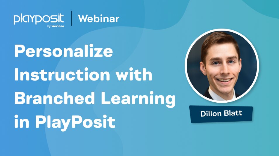 Join us on February 1st and learn how to personalize instruction with PlayPosit's branched learning tools.  We’ll explore features like question jumps, hotspots, and more! See you there? ⬇️ streamyard.com/watch/PgRwYKCc…