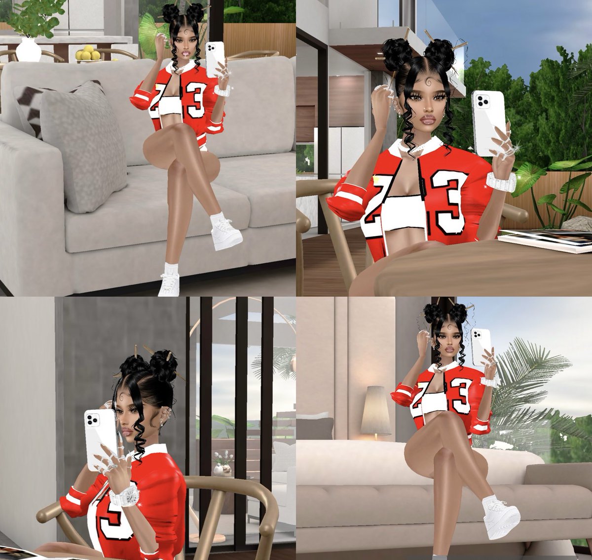 GLanni_Mae's tweet photo. Just a little photo dump for today’s outfit❤️ #Selfie #Redwhitefit  #Hairslayed #Jewlery #Woman #Follow #Comment #Like #Imvu #Discover #follo4folloback https://t.co/x64UrLiUia