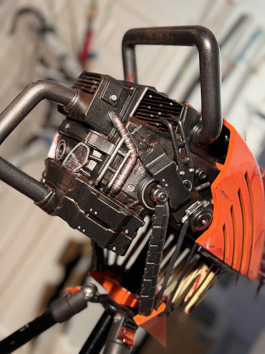 Chainsaw Man Helmet is done 😤 what a build it was. #chainsawman