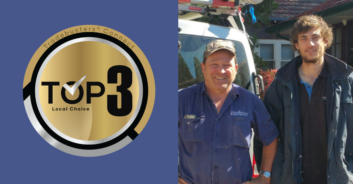 TOP 3 CHOICE SHOUTOUT: Meet Michael Bejma from Lone Star Electrical Services.tradebustersconnect.com.au/listing/electr… #sydneyelectrician #northshoreelectrician #tradebusters