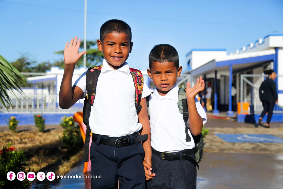 Today was the first day of the school year in Nicaragua. Out of a population of 7 million, 1.8m went to school, many with rucksacks, shoes and school books provided free by the government.