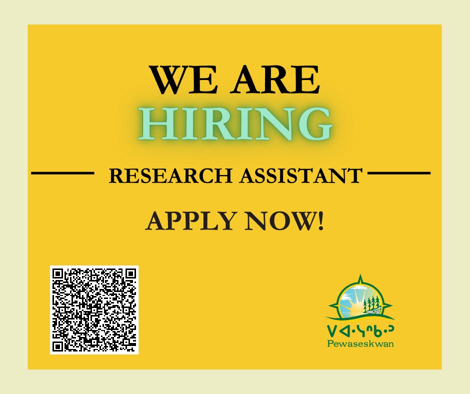 We are seeking a Research Assistant who will report to the Principal Investigators, with day-to-day direction from the Executive Director. usask.csod.com/ux/ats/careers… #usaskcareers #usaskjobs #IndigenousResearch