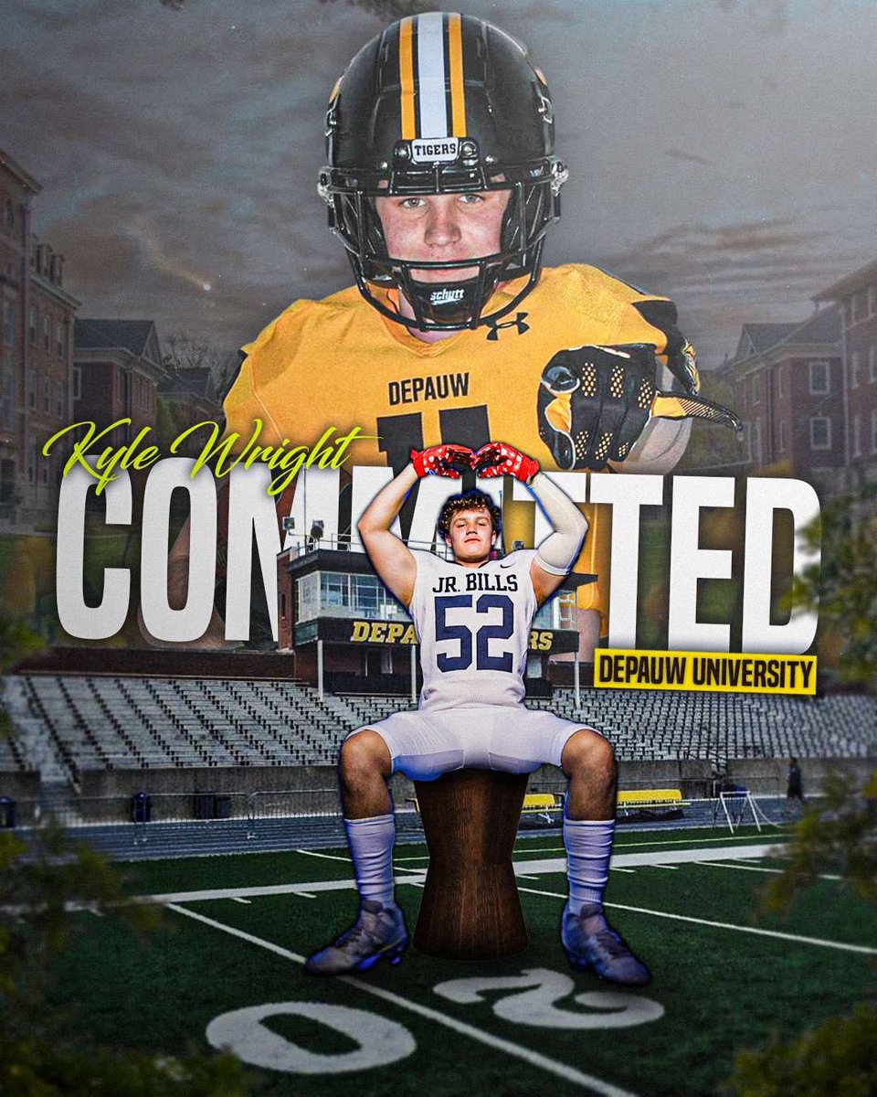 Extremely blessed to announce that I will be continuing my academic and athletic career at DePauw University! I want to give all glory to God, wouldn’t be able to achieve any of this without His will. Go Tigers!!!🐯🐯
<a href="/SLUHfootball/">SLUH Football</a> 
<a href="/DePauwTigersFB/">DePauw Football</a> 
<a href="/CoachAdamCruz1/">Coach Adam Cruz</a> 
<a href="/qbdietz/">Brett Dietz</a>