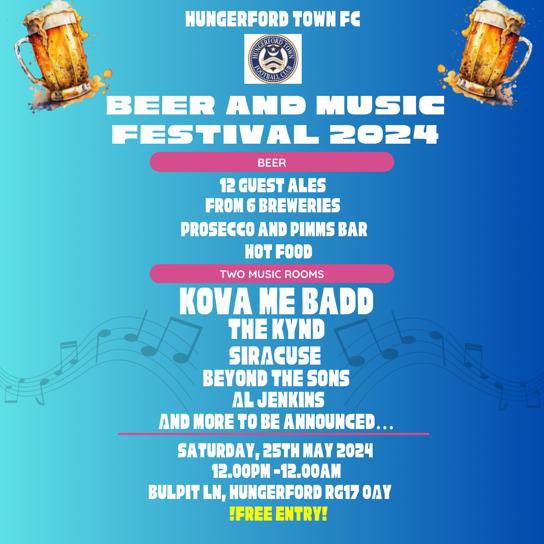 Yellow_Pilgrim's tweet image. I can’t wait for this event @HungerfordTown. Free entry and you get to see @KovaMeBadd , @KyndThe , @siracusemusic , @BeyondTheSons plus more to be announced. If any local companies want to be involved in this we have a few sponsorship opportunities so get in touch.