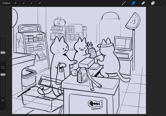 Trying to find joy in drawing whatever again 