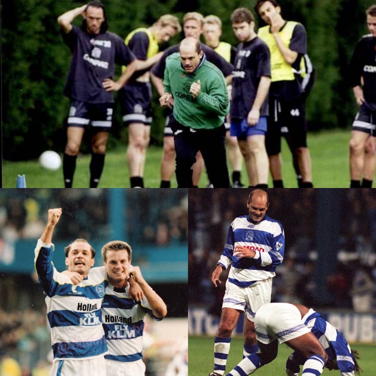 I was at the training ground tonight and started looking at some old pics of dad @QPR . What an unreal club this is, 100% some of my best memories from my childhood. @AndySintonQPR @trevor8sinclair 💙🤍