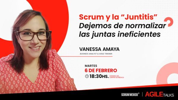 vanessa_amaya's tweet image. Si te interesa aprender cómo dejar de normalizar las juntas ineficientes, te espero la próxima semana en la sesión de Comunidad #AgileTalks de @scrummexico ¡No te lo pierdas! Por un 2024 con juntas valiosas y colaborativas.
Registro en Meetup: buff.ly/3HvP6NC