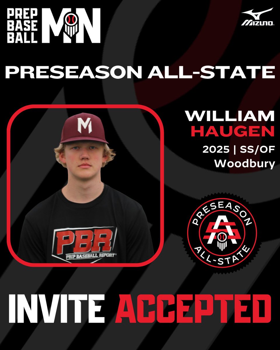 Prep Baseball Minnesota (@prepbaseballmn) on Twitter photo ๐๐๐๐ ๐๐ ๐๐ซ๐๐ฌ๐๐๐ฌ๐จ๐ง ๐๐ฅ๐ฅ-๐๐ญ๐๐ญ๐
William Haugen โก๏ธ ๐๐ฏ๐ท๐ช๐ต๐ฆ ๐๐ค๐ค๐ฆ๐ฑ๐ต๐ฆ๐ฅ
โ๏ธ: <a href="/w_haugen13/">William Haugen</a>
โพ: SS/OF
๐: 2025
๐: <a href="/WHSBaseballMN/">Woodbury HS Royals Baseball</a>
๐ฅ: <a href="/MASH__BASEBALL/">MASH National โพ๏ธ</a>
#MNPreseasonAS24
๐ค: loom.ly/5FjniLg ๐๐๐๐ ๐๐ ๐๐ซ๐๐ฌ๐๐๐ฌ๐จ๐ง ๐๐ฅ๐ฅ-๐๐ญ๐๐ญ๐
William Haugen โก๏ธ ๐๐ฏ๐ท๐ช๐ต๐ฆ ๐๐ค๐ค๐ฆ๐ฑ๐ต๐ฆ๐ฅ
โ๏ธ: <a href="/w_haugen13/">William Haugen</a>
โพ: SS/OF
๐: 2025
๐: <a href="/WHSBaseballMN/">Woodbury HS Royals Baseball</a>
๐ฅ: <a href="/MASH__BASEBALL/">MASH National โพ๏ธ</a>
#MNPreseasonAS24
๐ค: loom.ly/5FjniLg