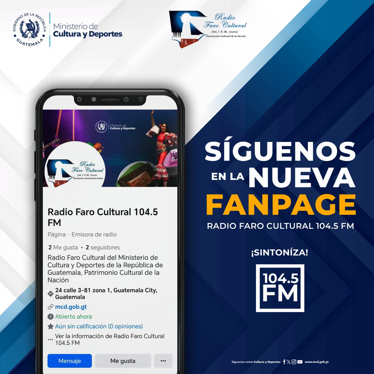 RADIO FARO CULTURAL 104.5 FM tweet media