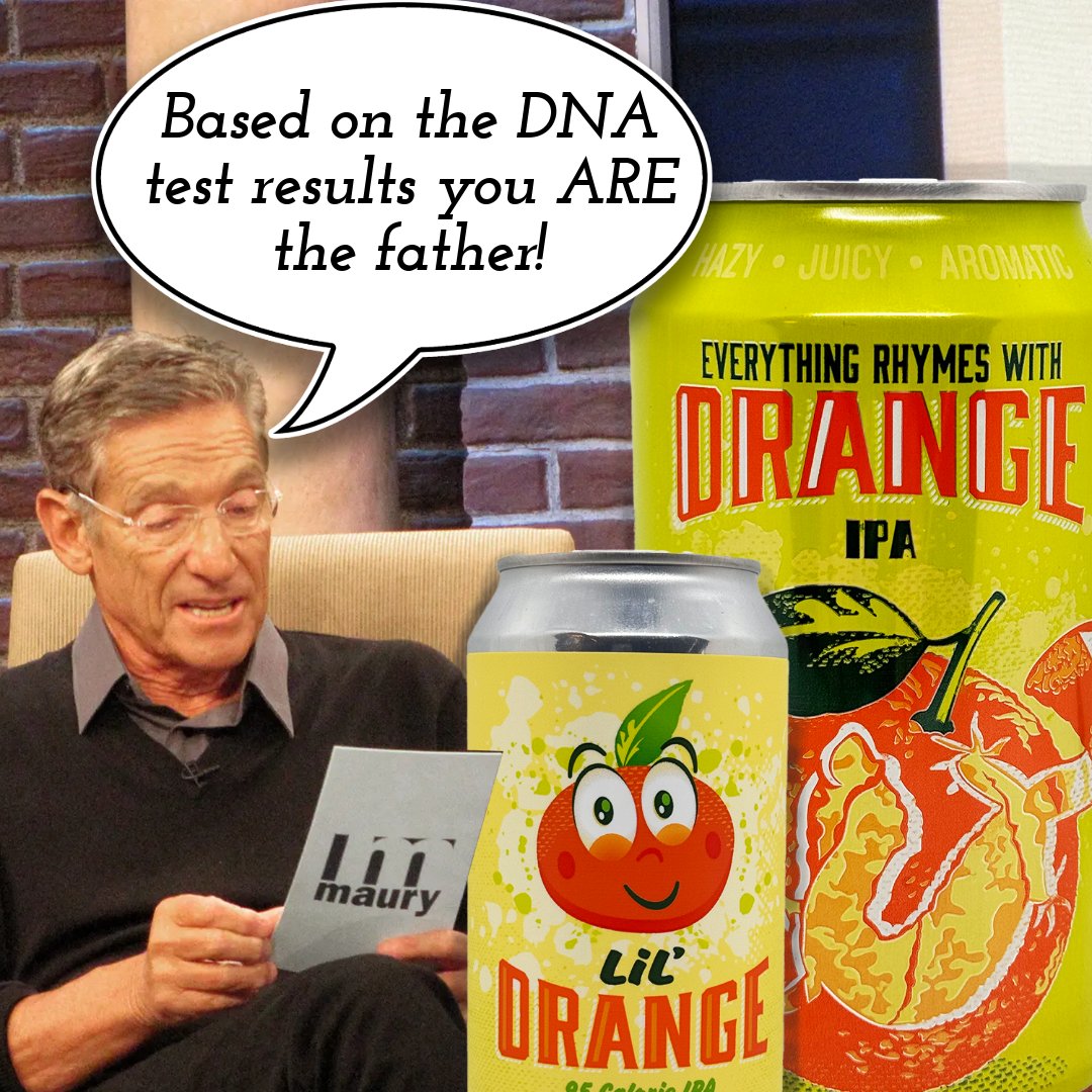 The resemblance is canny. Lil' Orange is everything you like about ERWO with just 95 calories. The orange doesn't fall far from the tree.