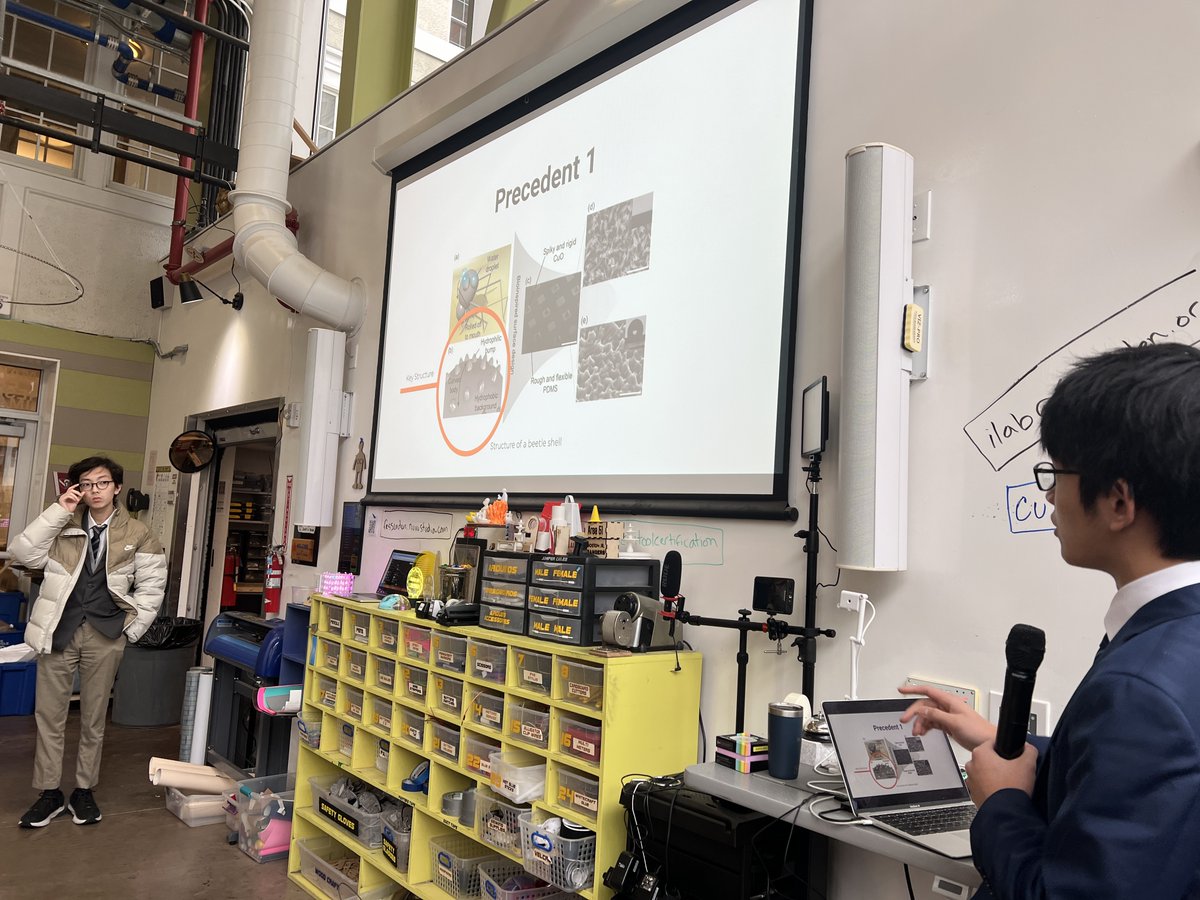 FessyiLab's tweet image. We had some very impressive Final Presentations from students in Mr. Danziger&apos;s @cdanzi613 8th and 9th grade science classes today and look forward to more of the same tomorrow! #makered #makerspace #buildtolearn #designthinking #pbl #publicspeaking