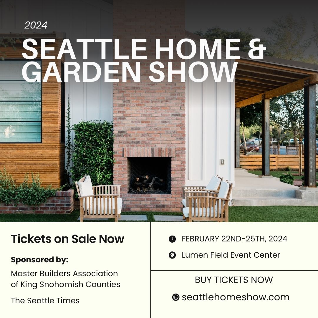 Get your tickets today for the Seattle Home &amp; Garden show! ​

☑️ Hundreds of products​
☑️ Seminars​
☑️ Shop &amp; Adopt ​
☑️ A distinctive landscaped model home​
☑️ &amp; so much more​

Get your tickets today ➡️ seattlehomeshow.com​

#SeattleHomeShow #GardenTips #HomeRemodel #PNW