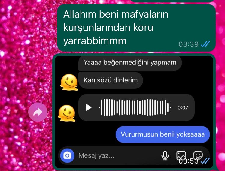 pinarkaslier's tweet photo. Sana ne mesajlar geliyordur şdçdşddçfş https://t.co/RHMydeBat5