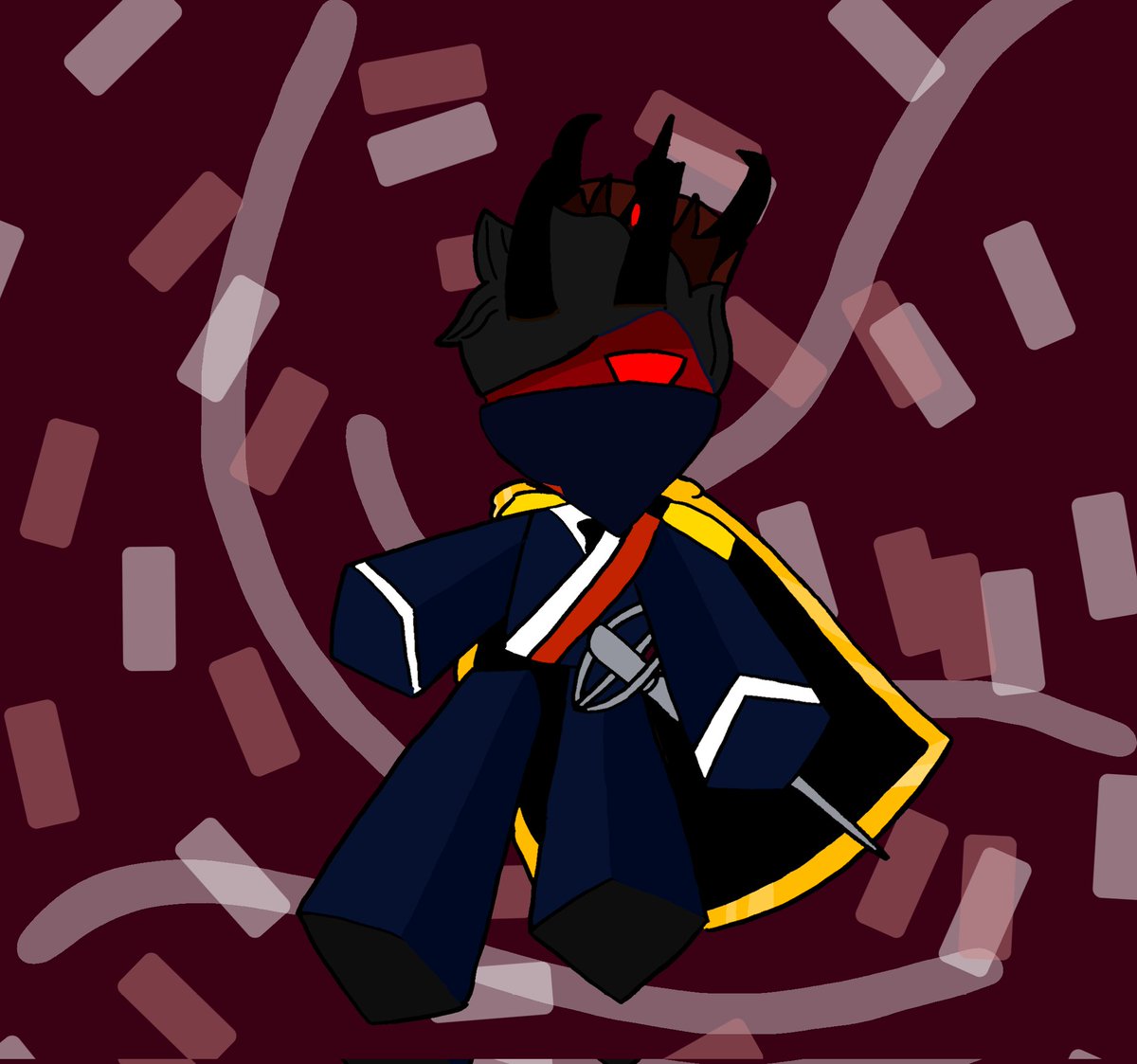 PolandZBAB's tweet image. Demonical (Ty Luna for drawing this again)

#robloxart #roblox #rfor #royalfederationofroblox #Silly #blockyart #Hmdemonical #robloxblocky #robloxDOR #democracyofroblox #robloxmilitary