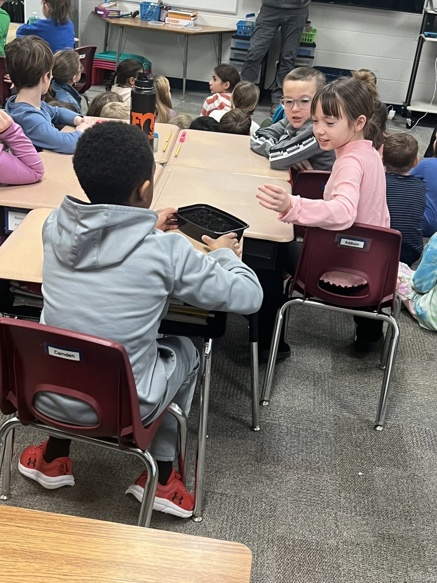 Third graders got to take a deep dive into composting today. Thank you to our local guest speaker for sharing about his career, farm and how students can compost at home.  #learnersmindset #POG #futureready